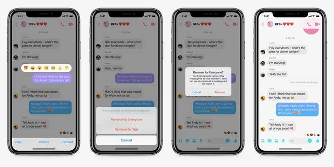 Facebook Messenger đã cho phép xóa tin nhắn đã gửi, nhưng chỉ trong 10 phút - Ảnh 1.