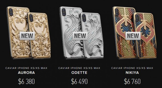 Caviar ra mắt bộ sưu tập iPhone XS, XS Max xa xỉ mới làm quà 8/3 cho chị em, giá từ 148 triệu đồng - Ảnh 1.