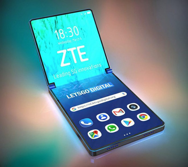Đâu chỉ có Samsung, ZTE cũng đang ấp ủ một mẫu smartphone màn hình gập dọc thú vị không kém - Ảnh 7.