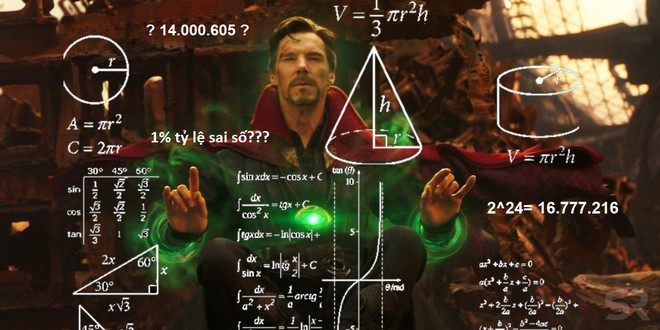 Góc toán học: Fan Infinity War giải thích con số 14.000.605 viễn cảnh của Dr. Strange khiến ai cũng phải nhức đầu - Ảnh 1.