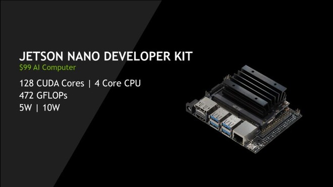 NVIDIA tung ra máy tính AI mới có tên Jetson Nano, giá chỉ 99 USD, nhanh hơn và mạnh hơn Raspberry Pi - Ảnh 1.