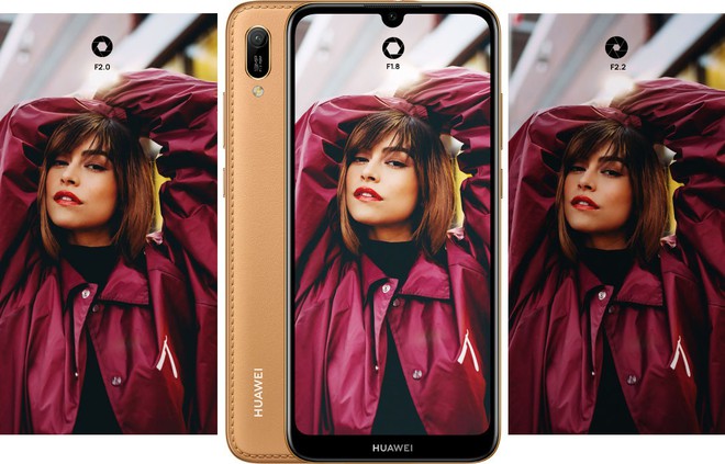 Huawei Y6 (2019) ra mắt: Mặt lưng bằng da, màn hình giọt nước, chip MediaTek Helio A22 - Ảnh 3.