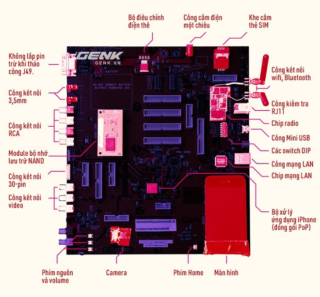 Đây chính là mẫu bản mạch cực hiếm của iPhone đời đầu: vẫn khởi động được dù đã hơn 10 năm tuổi - Ảnh 2.