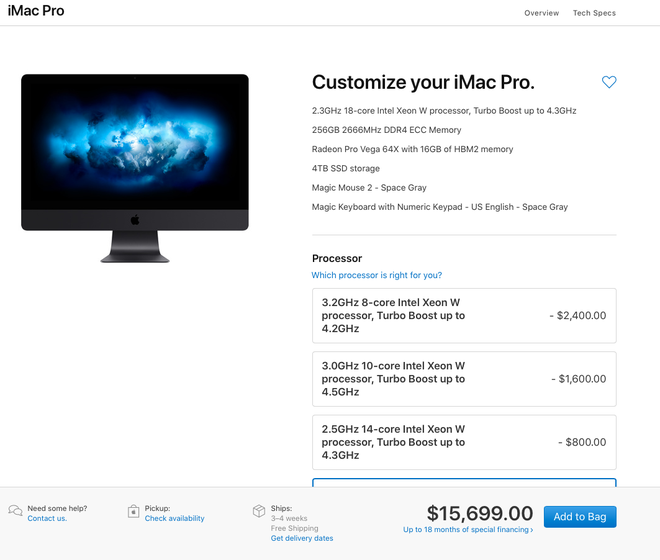 iMac Pro thêm tùy chọn RAM 256GB, giá tối đa 365 triệu đồng - Ảnh 2.