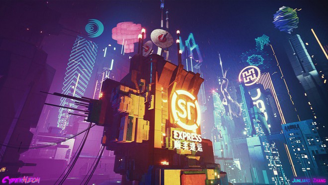 Dùng Unreal Engine, developer tự mình tạo ra thành phố Trung Quốc đậm chất cyberpunk trong 1,5 năm - Ảnh 5.