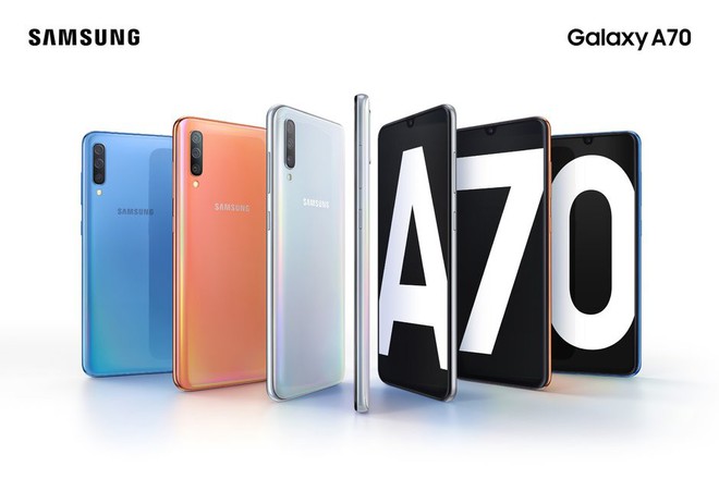 Samsung Galaxy A70 hoàn toàn lộ diện: Thiết kế Infinity-U, màn hình AMOLED 6,7 inch, cảm biến vân tay dưới màn hình, 3 camera sau và pin 4.500 mAh - Ảnh 1.
