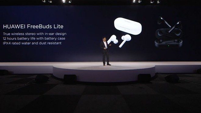 Huawei trình làng tai nghe không dây FreeBuds Lite, bản sao của Apple AirPods 2 - Ảnh 1.