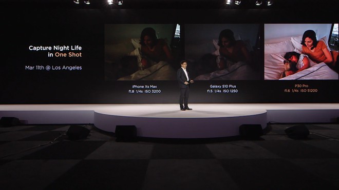 Huawei đã dìm iPhone XS Max và Galaxy S10 như thế nào trong sự kiện ra mắt P30 và P30 Pro? - Ảnh 13.