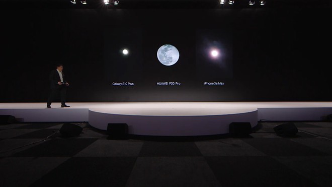 Thử chụp trăng bằng Huawei P30 Pro và so sánh với iPhone XS Max - Ảnh 1.