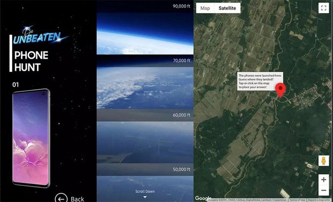 Samsung chơi lớn khi đưa 10 chiếc Galaxy S10 lên độ cao tới 24km so với mặt đất và thả rơi xuống đất - Ảnh 3.