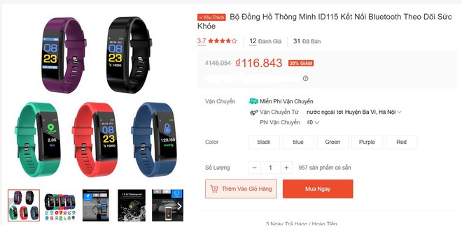 Mua smartband đang sale giá chỉ 99k, thử đem so với Xiaomi Mi Band 3 và cái kết... - Ảnh 1.