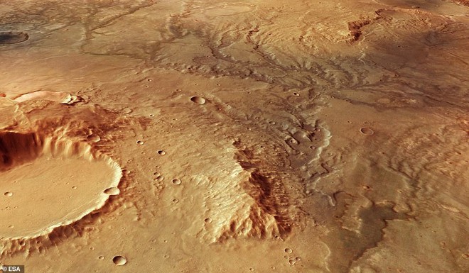 Hình chụp Sao Hỏa từ vệ tinh cho thấy vết tích những dòng sông cổ có tuổi thọ cả tỷ năm - Ảnh 1.