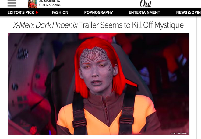 Vừa xuất hiện ở trailer Dark Phoenix, Mystique đã bị cả thế giới troll lia lịa - Ảnh 2.