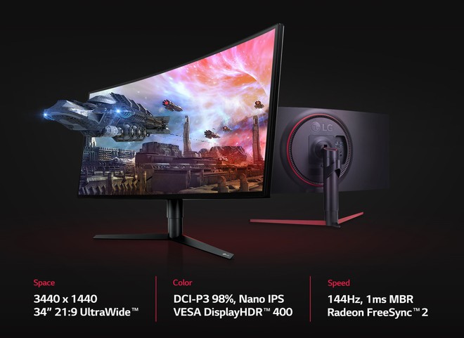 LG ra mắt các mẫu màn hình máy tính cao cấp mới trong năm 2019: màn siêu rộng, hướng tới game thủ và dân thiết kế - Ảnh 2.