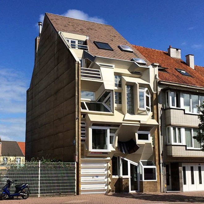 Quy định kiến trúc cực thông thoáng khiến nhà cửa ở Bỉ dị nhất thế giới xem thì biết - Ảnh 1.
