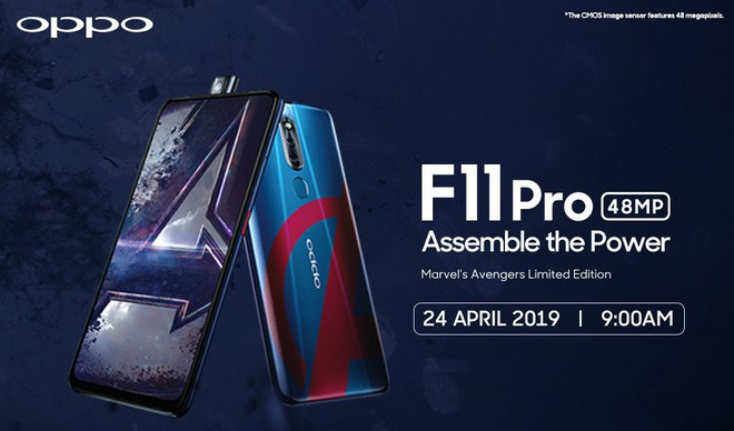 OPPO hợp tác cùng Marvel ra mắt OPPO F11 Pro phiên bản Avengers: Endgame giới hạn vào ngày 24/4 tới - Ảnh 1.