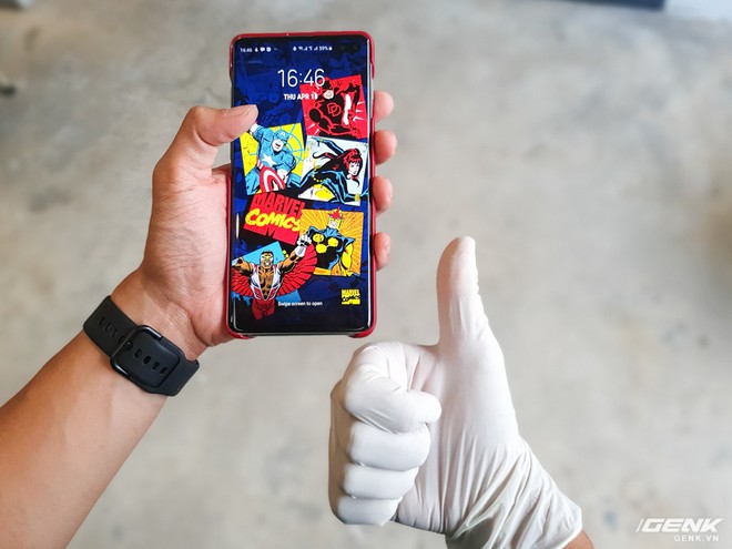 Nghe nói Galaxy S10 nhận cả vân tay khi đang đeo găng tay y tế, chúng tôi đã thử và bất ngờ trước kết quả nhận được - Ảnh 4.