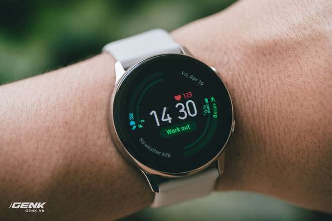 Đánh giá đồng hồ Samsung Galaxy Watch Active: thiết kế tối giản là điểm cộng, hợp với người yêu thể thao - Ảnh 19.