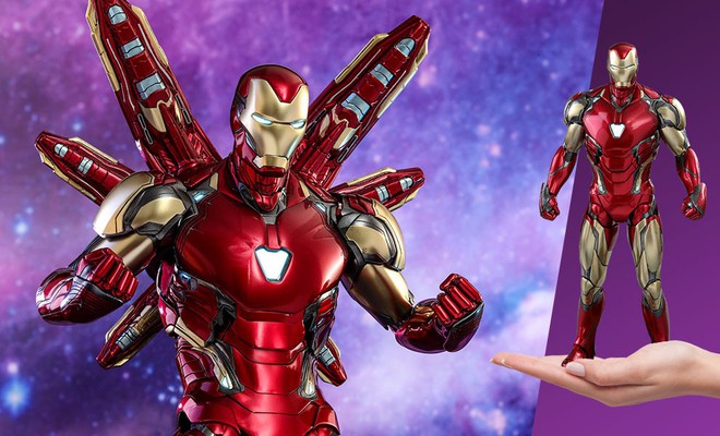 Đồ chơi mới ra hé lộ Iron Man cũng đeo Infinity Gauntlet để gõ lại Thanos - Ảnh 3.