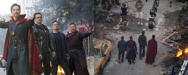 Xem lại hậu trường Infinity War, mới thấy trình hóa thân thượng thừa của dàn diễn viên Marvel - Ảnh 4.