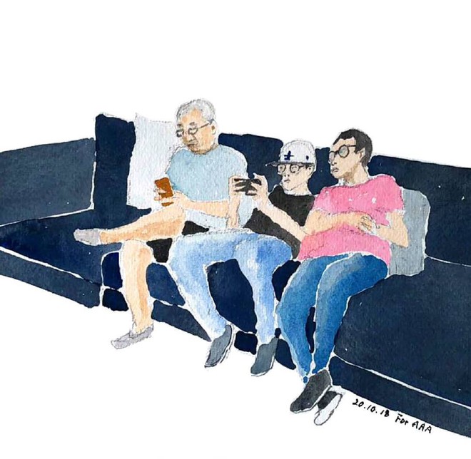 Trang Instagram đặc biệt của ông bà cụ xa xứ: Hàng ngày vẽ tranh để nhắn nhủ với 3 người cháu ở bên kia đại dương - Ảnh 20.