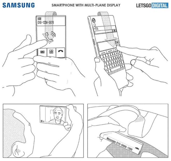 Samsung đang phát triển màn hình bao quanh, bao phủ cả mặt trước, mặt sau và cạnh trên - Ảnh 4.