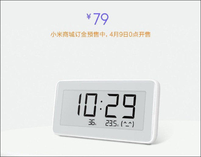Xiaomi ra mắt đồng hồ để bàn kiêm nhiệt kế và ẩm kế, giá 275.000 đồng - Ảnh 2.