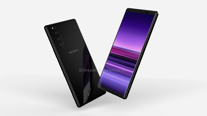 Sony Xperia 2 lần đầu lộ ảnh render với ba camera sau, màn hình 21:9, pin 3000mAh - Ảnh 1.