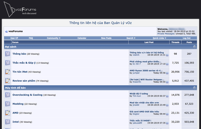 Sau 1 tháng sập, diễn đàn công nghệ lớn nhất Việt Nam đã quay trở lại hoạt động - Ảnh 1.