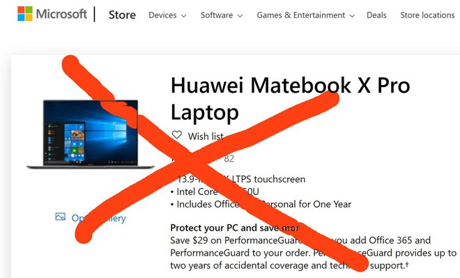Microsoft âm thầm ngừng bán laptop Huawei - Ảnh 1.