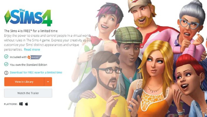 Có thể tải về miễn phí The Sims 4 trên cả Mac lẫn Windows, hạn cuối 28/5 - Ảnh 1.