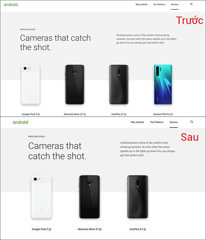 Google xóa tên Huawei khỏi website chính thức của Android - Ảnh 2.