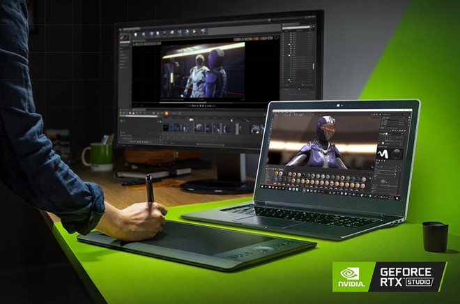 [Computex 2019] Nvidia công bố dòng laptop mới mang tên Studio để đối đầu trực tiếp với MacBook Pro - Ảnh 1.