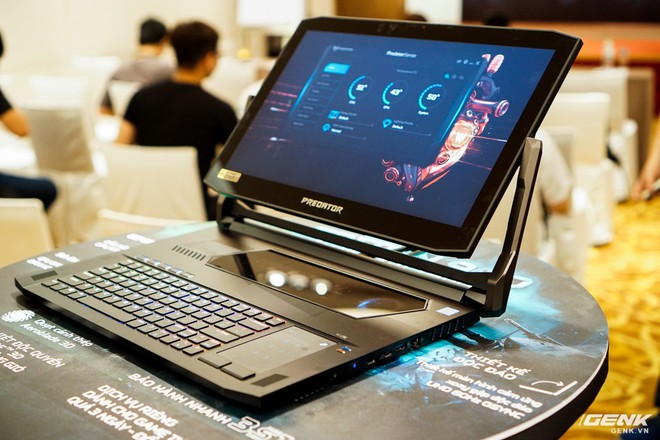 Ảnh thực tế loạt laptop gaming mới của Acer: Predator Helios 700 có cả cơ chế bàn phím trượt - Ảnh 5.
