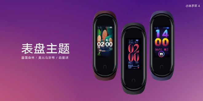 Xiaomi Mi Band 4 ra mắt, màn hình màu AMOLED, chống nước ở độ sâu 50 mét, có cả dây đeo Avengers, giá từ 581 ngàn - Ảnh 4.