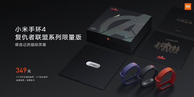 Xiaomi Mi Band 4 ra mắt, màn hình màu AMOLED, chống nước ở độ sâu 50 mét, có cả dây đeo Avengers, giá từ 581 ngàn - Ảnh 9.