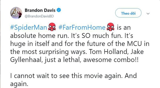 Những bình luận đầu tiên về Far From Home: Xuất sắc hơn cả Spider-Man 2 năm xưa! - Ảnh 5.