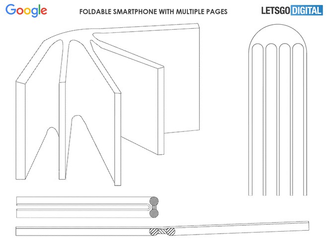 Google lộ bằng sáng chế về một thiết bị màn hình gập kỳ dị, trông như quyển sổ thứ thiệt - Ảnh 2.