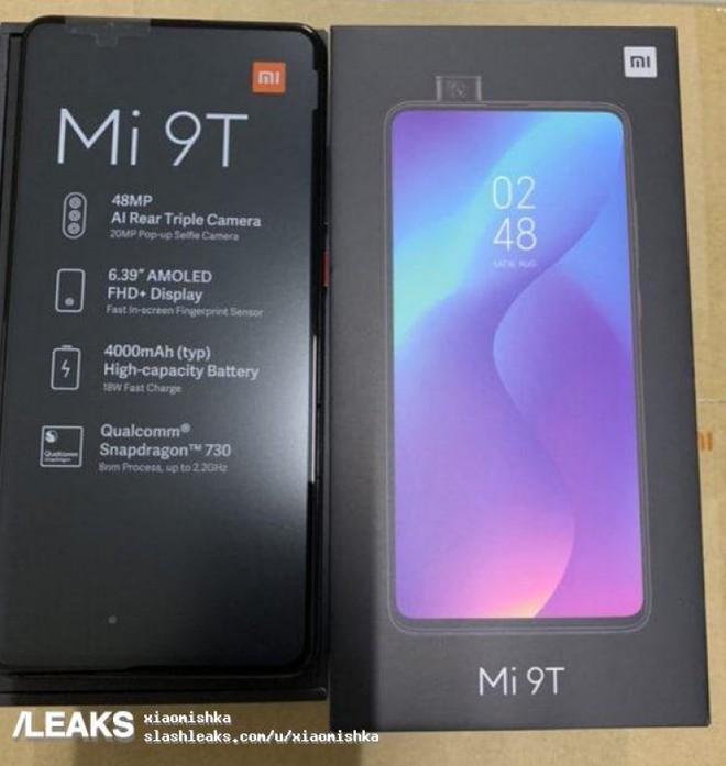 Xiaomi Mi 9T lộ diện giống hệt Redmi K20, chính thức ra mắt vào ngày 12 tháng 6 - Ảnh 2.
