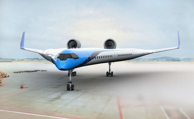 Trong tương lai, hành khách có thể ngồi những chiếc máy bay có hình V độc đáo như thế này - Ảnh 1.