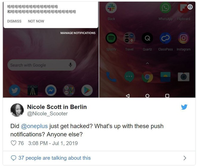 OnePlus bất ngờ gửi thông báo vừa ghê rợn vừa buồn cười tới khách hàng - Ảnh 2.