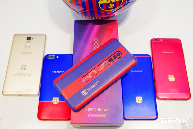 Cận cảnh Oppo Reno Zoom 10X phiên bản giới hạn FC Barcelona: thiết kế độc quyền dành cho fan Barca, giá 25 triệu đồng - Ảnh 2.