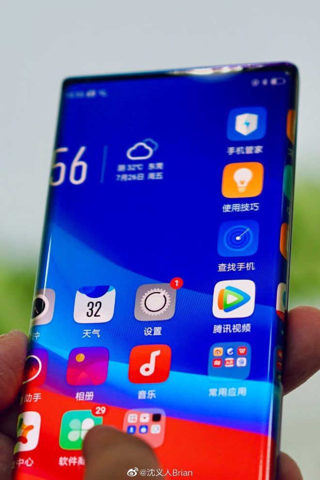 Lộ diện smartphone OPPO với màn hình ‘Waterfall Screen’, hai cạnh siêu cong - Ảnh 2.