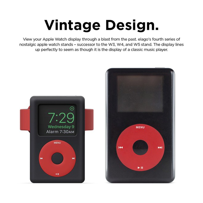 Đế sạc không dây này sẽ giúp chiếc Apple Watch của bạn cải trang thành iPod Classic - Ảnh 1.