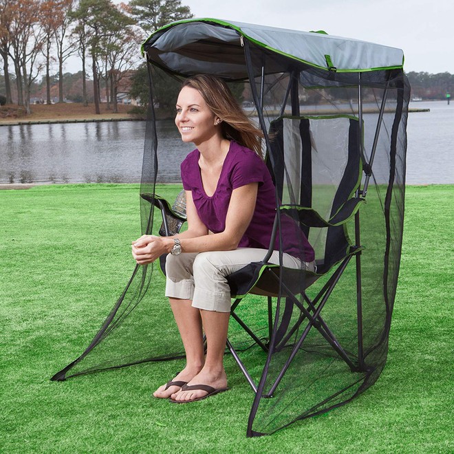 Đi chơi picnic mà sợ ruồi muỗi, sắm ngay chiếc ghế kèm màn chống côn trùng dưới đây - Ảnh 4.