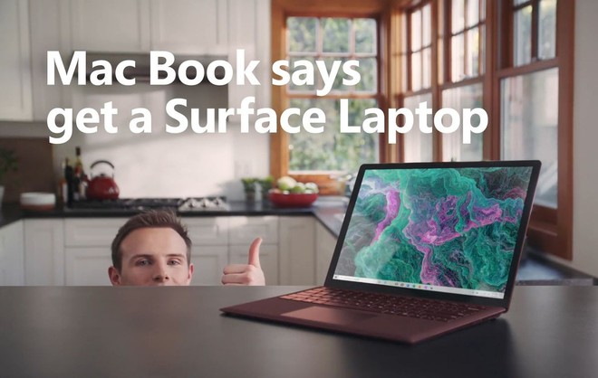 Microsoft mời anh chàng có tên Mac Book về quay video quảng cáo dìm hàng MacBook - Ảnh 1.