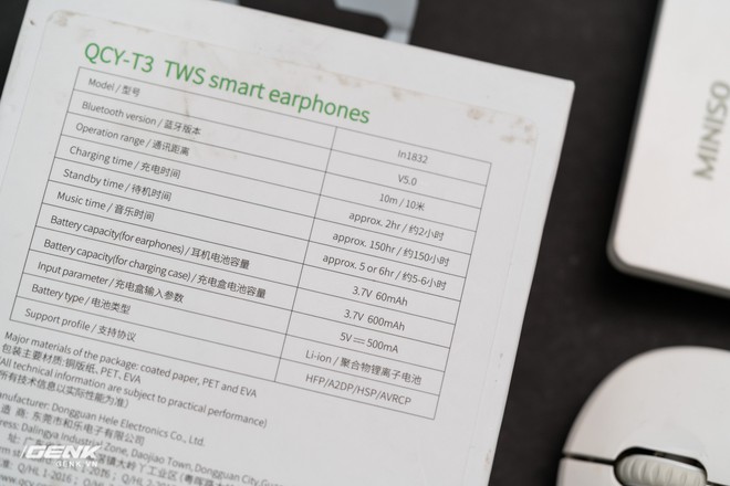 Đánh giá tai nghe true wireless giá rẻ QCY T3 - Vẻ ngoài con quạ, hót như họa mi - Ảnh 2.
