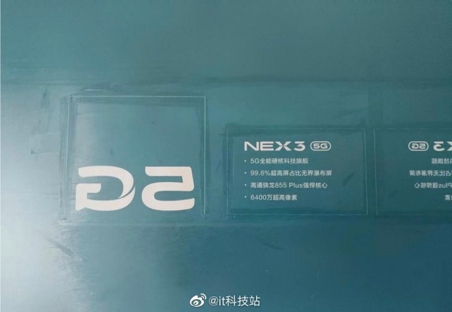 Vivo NEX 3 sẽ hỗ trợ sạc nhanh tới 120W, pin 6400 mAh, màn hình thác đổ, vẫn có jack 3.5mm - Ảnh 1.