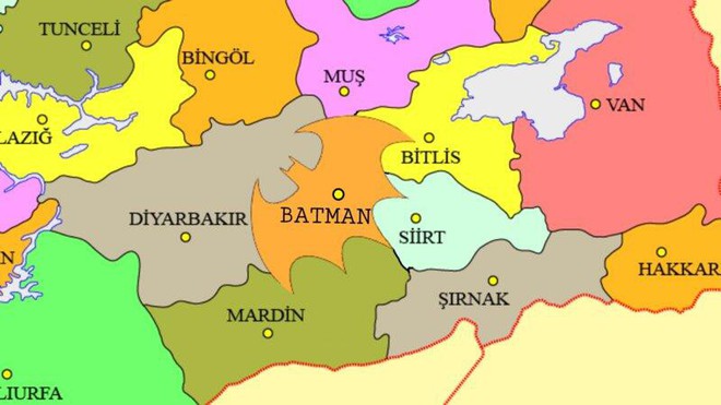 Hàng chục nghìn người muốn đổi sửa biên giới tỉnh Batman của Thổ Nhĩ Kỳ để nhìn cho giống logo Người Dơi - Ảnh 1.