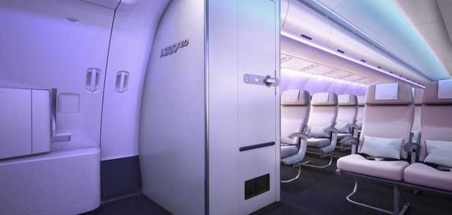Cận cảnh dàn nội thất siêu hiện đại sắp được trang bị cho các máy bay của Airbus trong tương lai - Ảnh 5.
